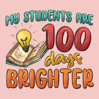 My Students 100 Days Brighter Urban Heavy Tee | Teevron