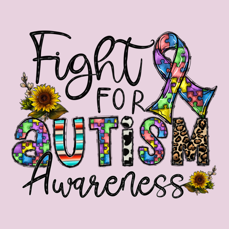 Fight For Autism Awareness Ladies Tee by CowhideDigitalArt | Teevron