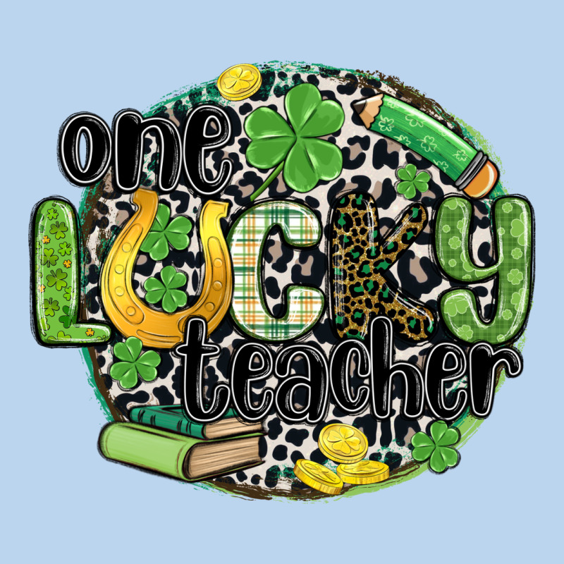 One Lucky Teacher Classic Tee by MaliasSmallBusiness | Teevron