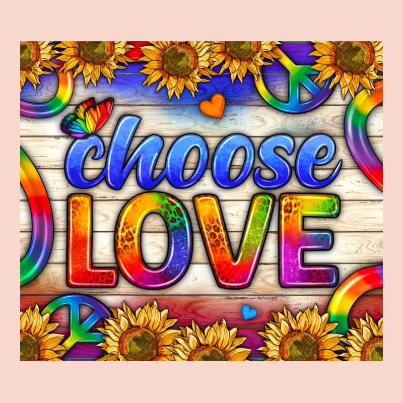 Western Choose Love Tumbler Urban Hoodie by BundleAndBundleShop | Teevron