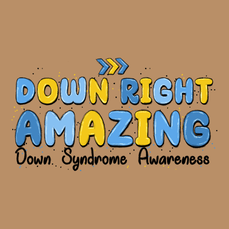 Down Right Amazing Down Syndrome Awareness Vintage Hoodie by MaliasSmallBusiness | Teevron
