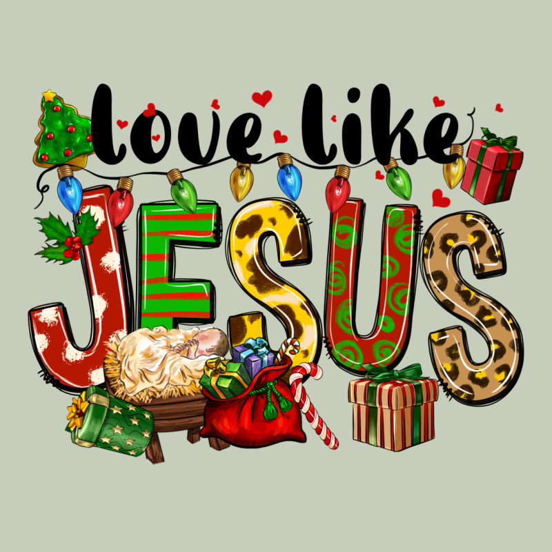 Christmas Love Like Jesus Ladies Tee by FaDigitalArtStudio | Teevron