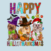 Happy Hallothankmas Dog Ladies Tee | Teevron