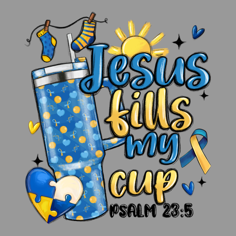 Down Syndrome Jesus Fills My Cup Vintage Hoodie by MaliasSmallBusiness | Teevron