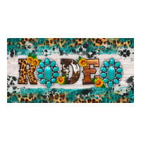 Rodeo License Plate Ladies Tee | Teevron