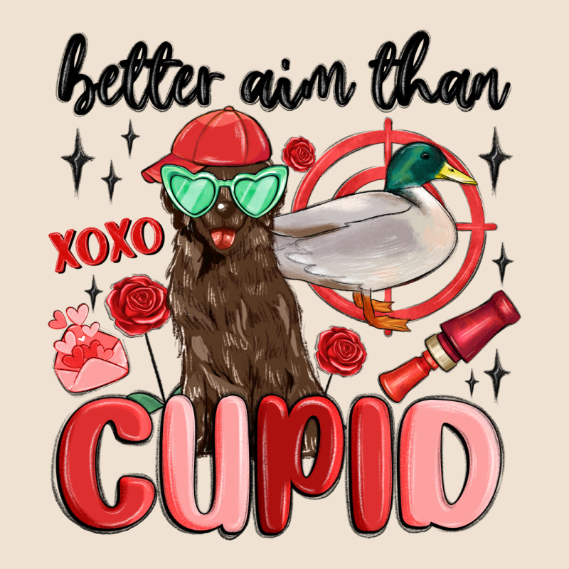 Better Aim Than Cupid With Dog And Duck Urban Heavy Tee by MaliasSmallBusiness | Teevron