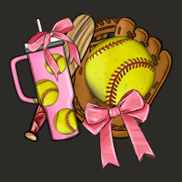 Softball Coquette Bow Heavy Core Tee | Teevron