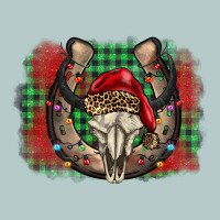 Christmas Horseshoe Bull Skull Heavy Core Tee | Teevron