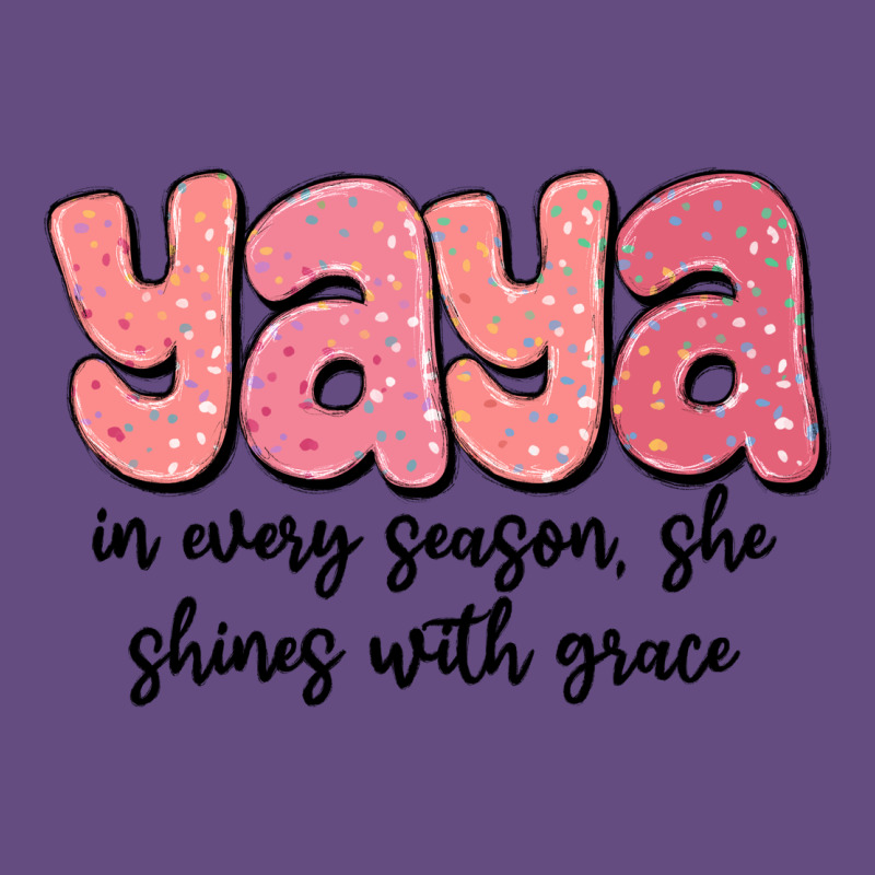 Yaya In Every Season, She Shines With Grace Vintage Hoodie by MaliasSmallBusiness | Teevron