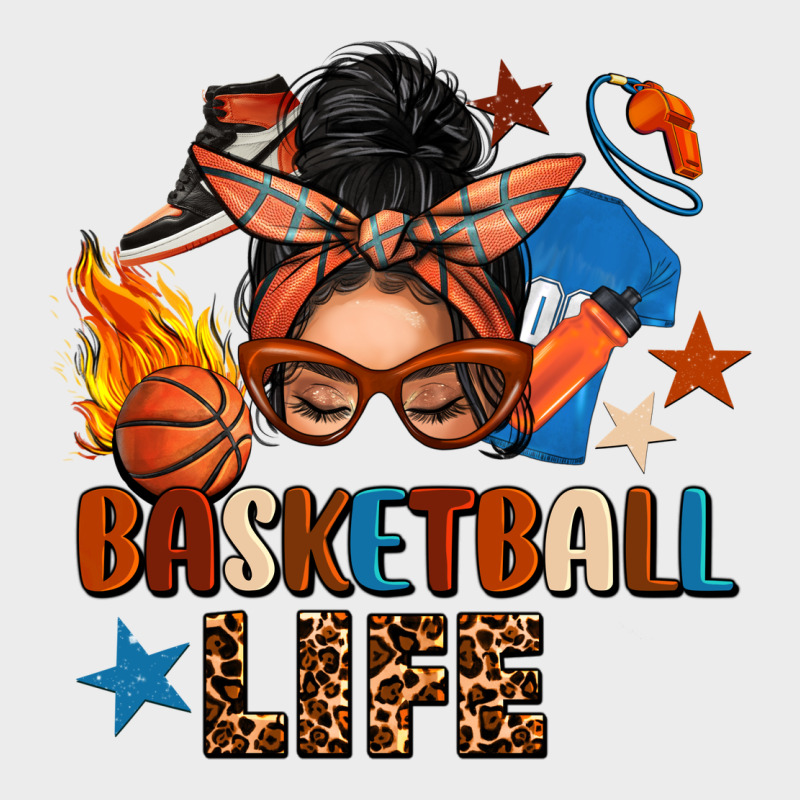 Basketball Life Messy Bun Urban Hoodie by FaDigitalArtStudio | Teevron