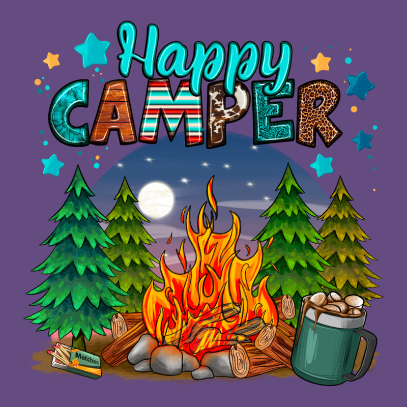 Happy Camper Vintage Hoodie by MaliasSmallBusiness | Teevron