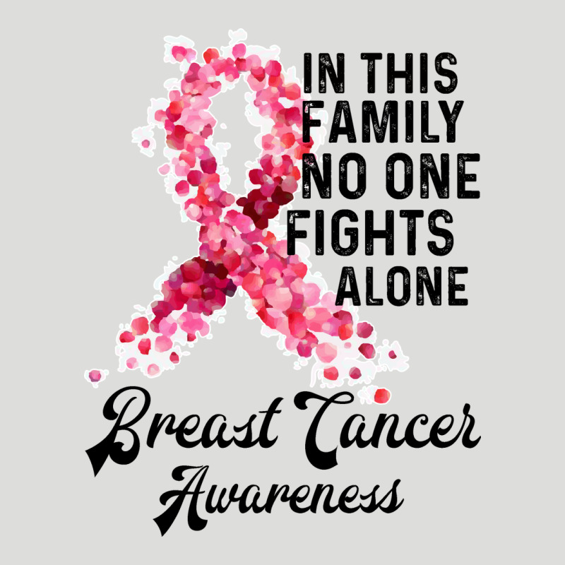 In This Family Fights Alone Breast Cancer Awareness Zipper Hoodie by Bettercallsaul | Teevron