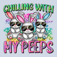 Chilling With My Peeps Easter Bunnies Cowgirl Cowg Premium Sweatshirt | Teevron