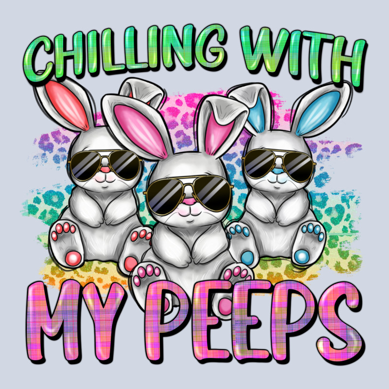 Chilling With My Peeps Easter Bunnies Cowgirl Cowg Premium Sweatshirt by CowGirlArtShop | Teevron