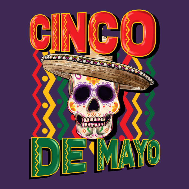Cinco De Mayo With Skull Premium Hoodie by CowGirlArtShop | Teevron