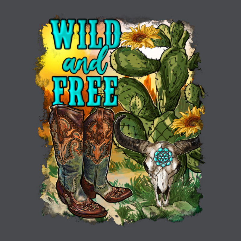 Wild And Free Cowgirl Boots Zipper Hoodie by RanaPortraitStore | Teevron