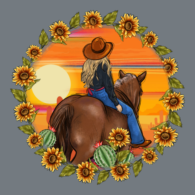 Cowgirl Sunflower Heavyweight Sweatshirt by MaliasSmallBusiness | Teevron