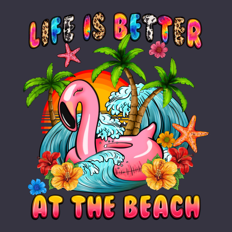 Life Is Better At The Beach Vintage Hoodie by MaliasSmallBusiness | Teevron