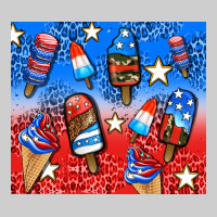 American Popsicle And Stars Premium Tee | Teevron