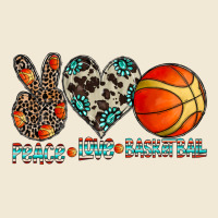 Peace Love Basketball Ladies Tee | Teevron
