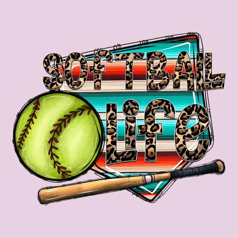 Softball Life Ladies Tee by CowhideDigitalArt | Teevron