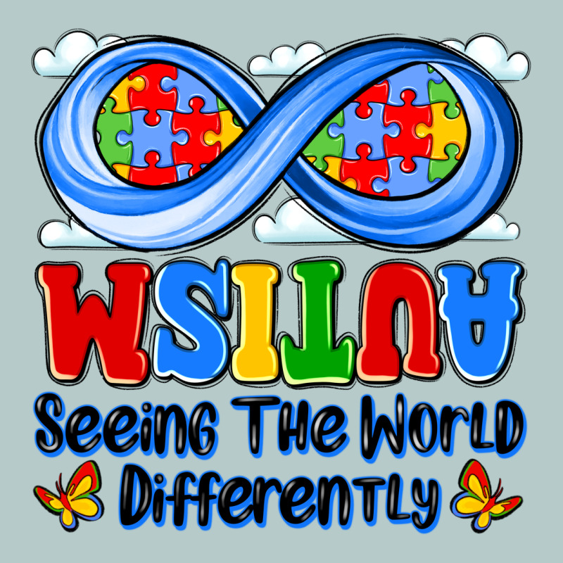 Autism Infinity Seeing The World Differently Heavy Core Tee by JahusDesignShop | Teevron