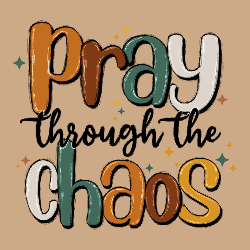 Pray Throthe Chaos Vintage Hoodie by MaliasSmallBusiness | Teevron