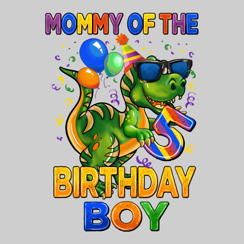 Mommy Of The 5 Th Birthday Boy T Rex Premium Sweatshirt by CowGirlArtShop | Teevron