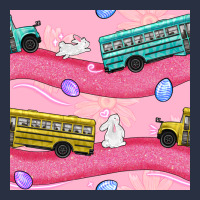 Easter School Bus Seamless Pattern Urban Hoodie | Teevron