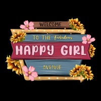Welcome To The Fabulous Happy Girl Avenue Heavyweight Sweatshirt | Teevron