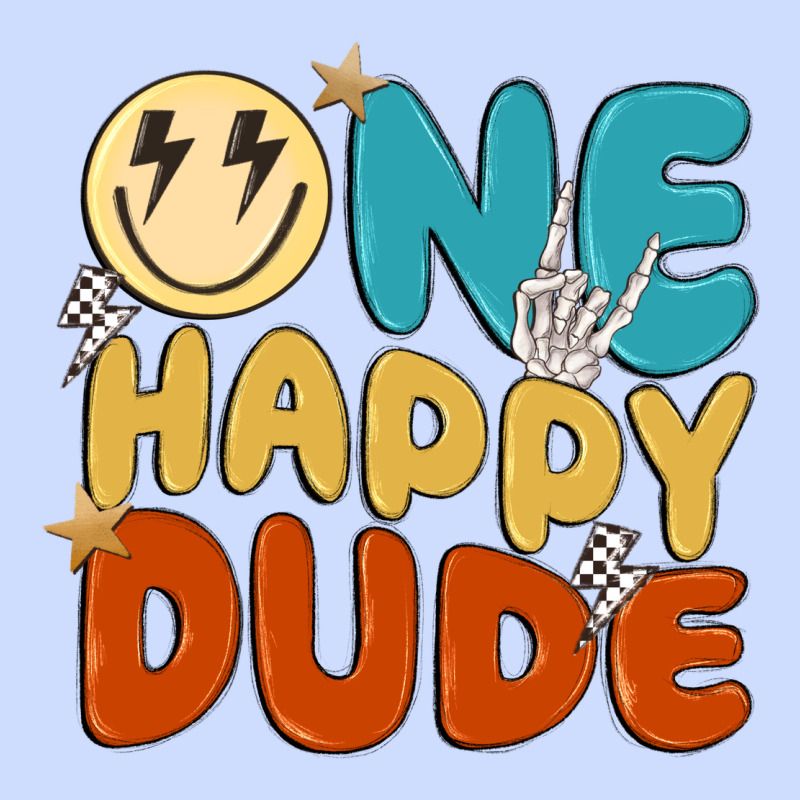 One Happy Dude Urban Heavy Tee by MaliasSmallBusiness | Teevron