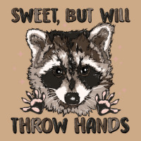 Sweet But Will Throw Hands Vintage Hoodie | Teevron