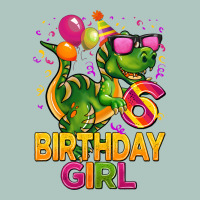 6th Birthday Girl T Rex Pink Premium Sweatshirt | Teevron
