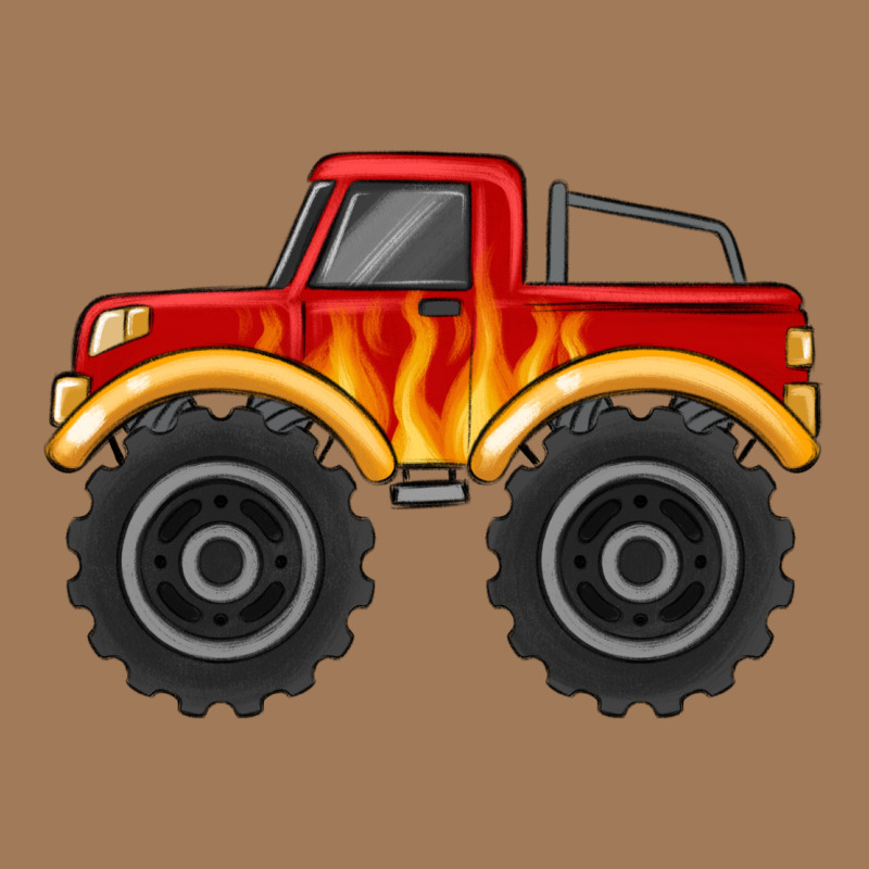 Monster Truck With Flames Classic Tee by MaliasSmallBusiness | Teevron