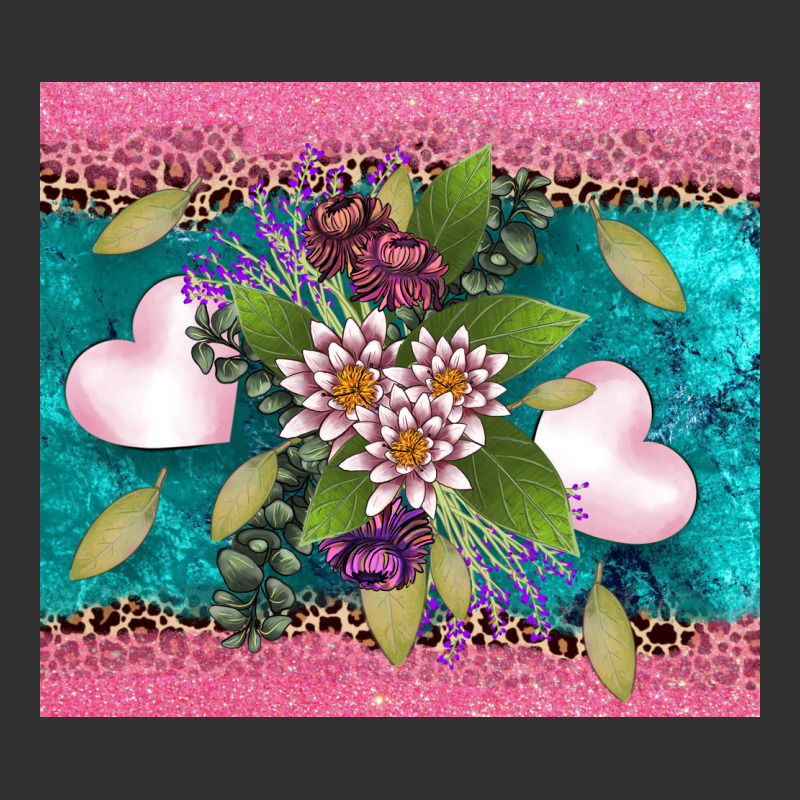 V.d Flowers And Hearts Urban Heavy Tee by AdoDesignShop | Teevron