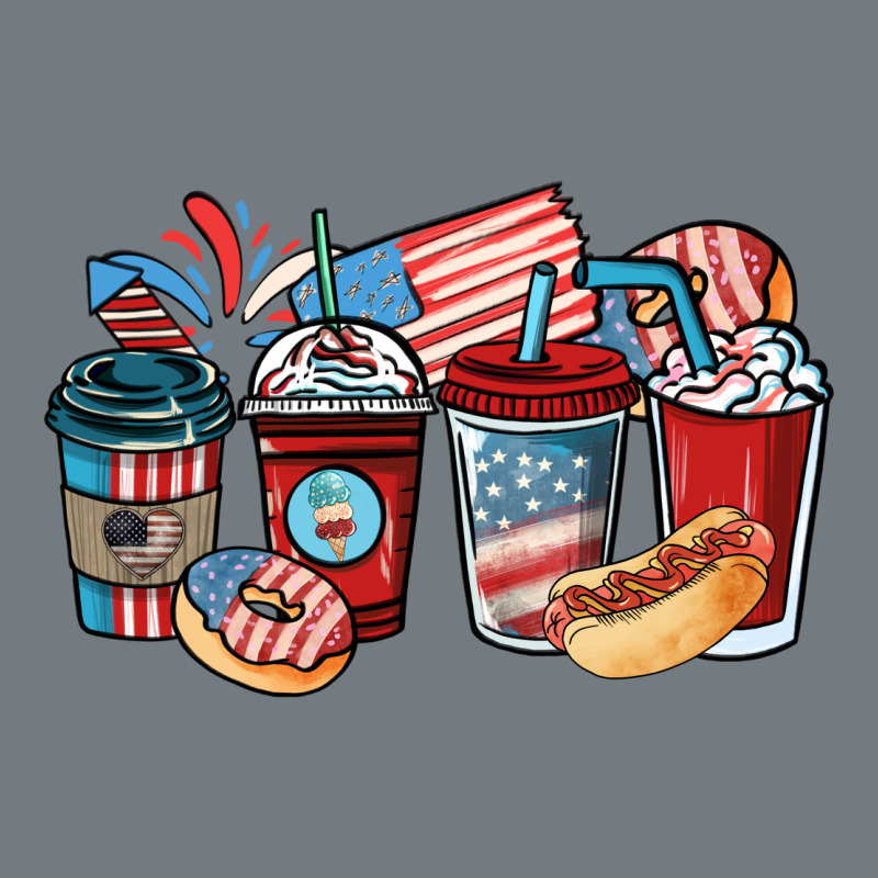4th Of July Coffee Cups Heavyweight Sweatshirt by NancyCooperArtShop | Teevron