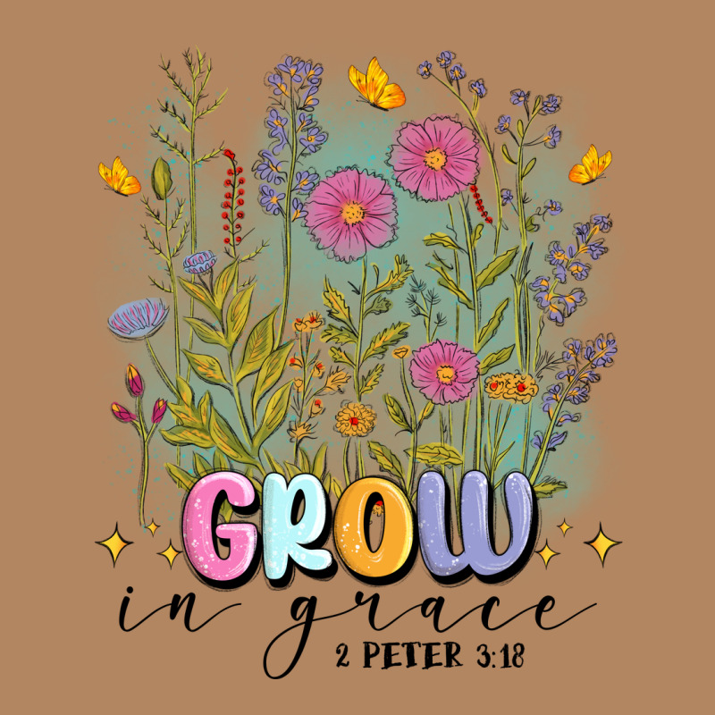 Grow In Grace Long Sleeve Tee by MaliasSmallBusiness | Teevron