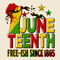 Juneteenth Fist Free Ish Since 1865 Ladies Tee | Teevron