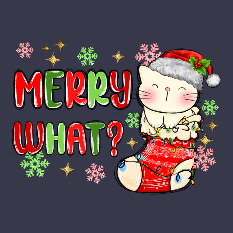 Merry What Christmas Cat Long Sleeve Tee by MaliasSmallBusiness | Teevron