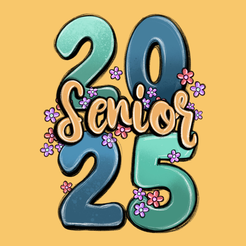 Senior 2025 Vintage Hoodie by MaliasSmallBusiness | Teevron