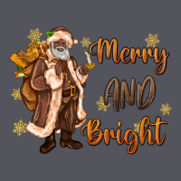 Merry And Bright Black Santa Vintage Hoodie | Teevron
