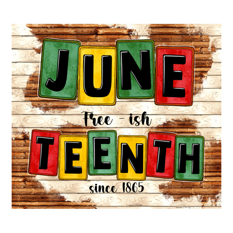Juneteenth Free Ish Since 1865 Heavyweight Hoodie by TumblerDesignByShophia | Teevron