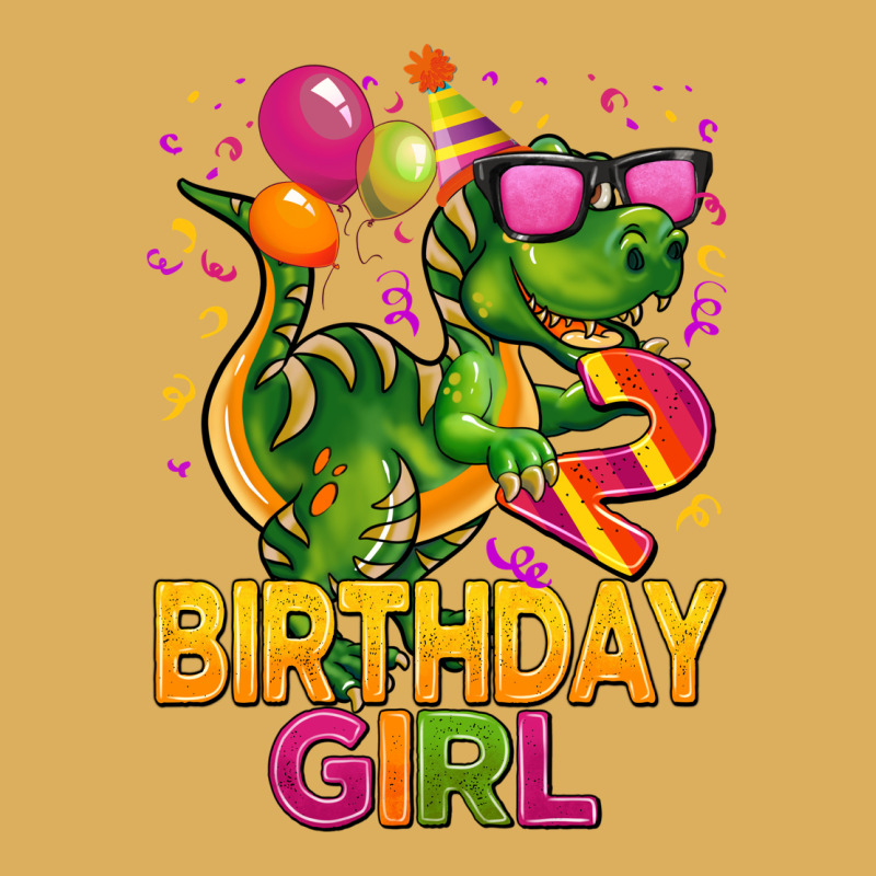 2rd Birthday Girl T Rex Pink Premium Hoodie by CowGirlArtShop | Teevron