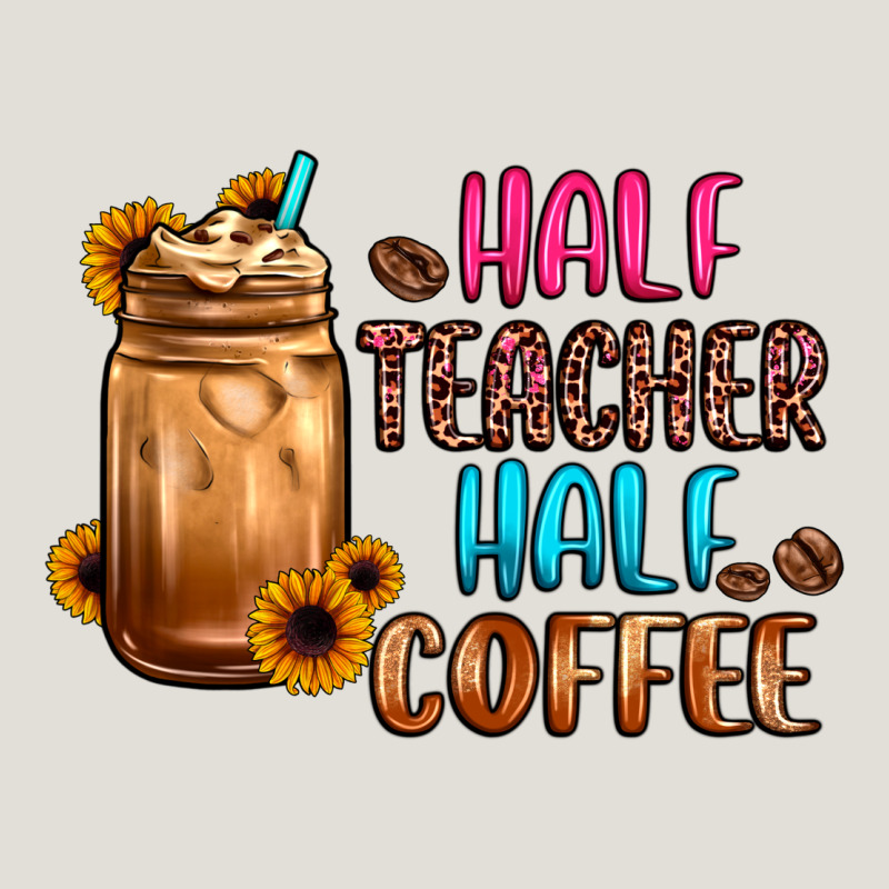 Half Teacher Half Coffee Heavy Core Tee by JahusDesignShop | Teevron