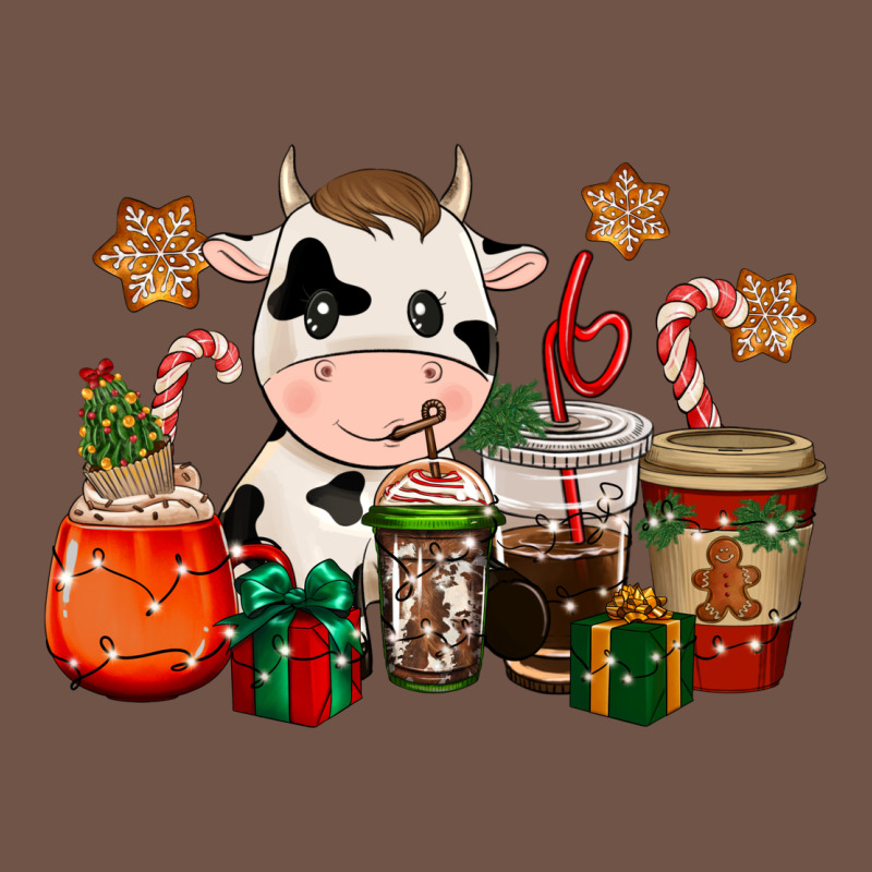 Cow Coffee Cups Christmas Premium Sweatshirt by CowGirlArtShop | Teevron