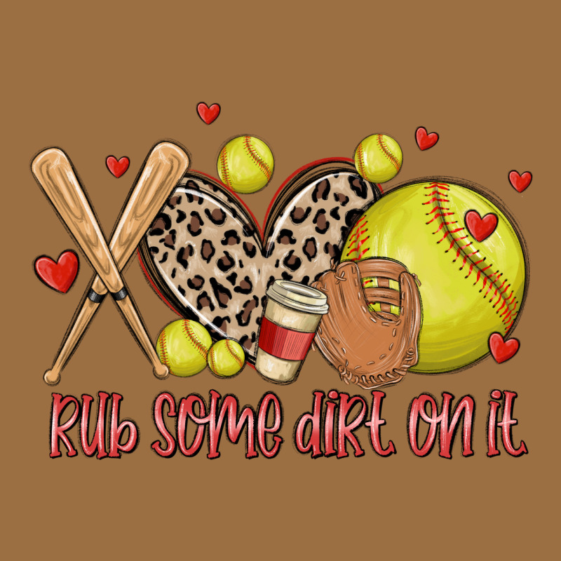 Rub Some Dirt On It Softball Vintage Tee by MaliasSmallBusiness | Teevron