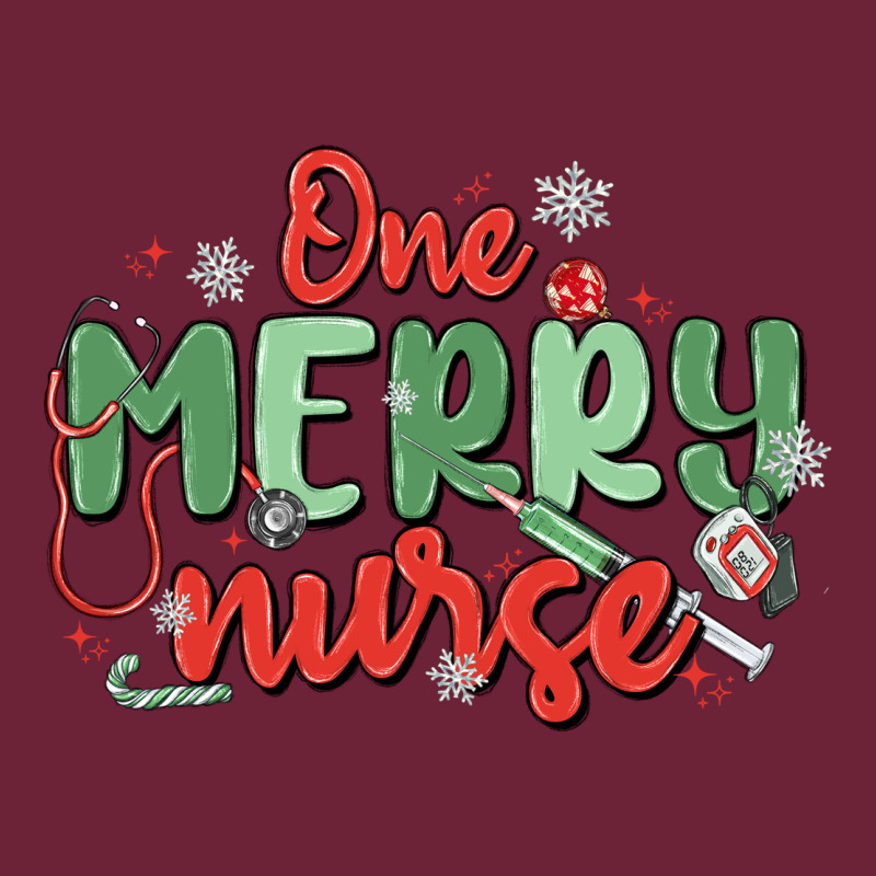 One Merry Nurse Long Sleeve Tee by MaliasSmallBusiness | Teevron