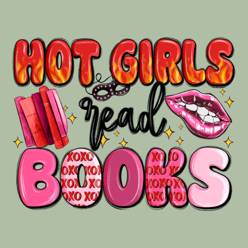 Hot Girls Read Books Urban Heavy Tee by MaliasSmallBusiness | Teevron