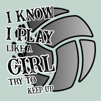 I Know I Play Like A Girl Try To Keep Up Volleyball Zipper Hoodie | Teevron