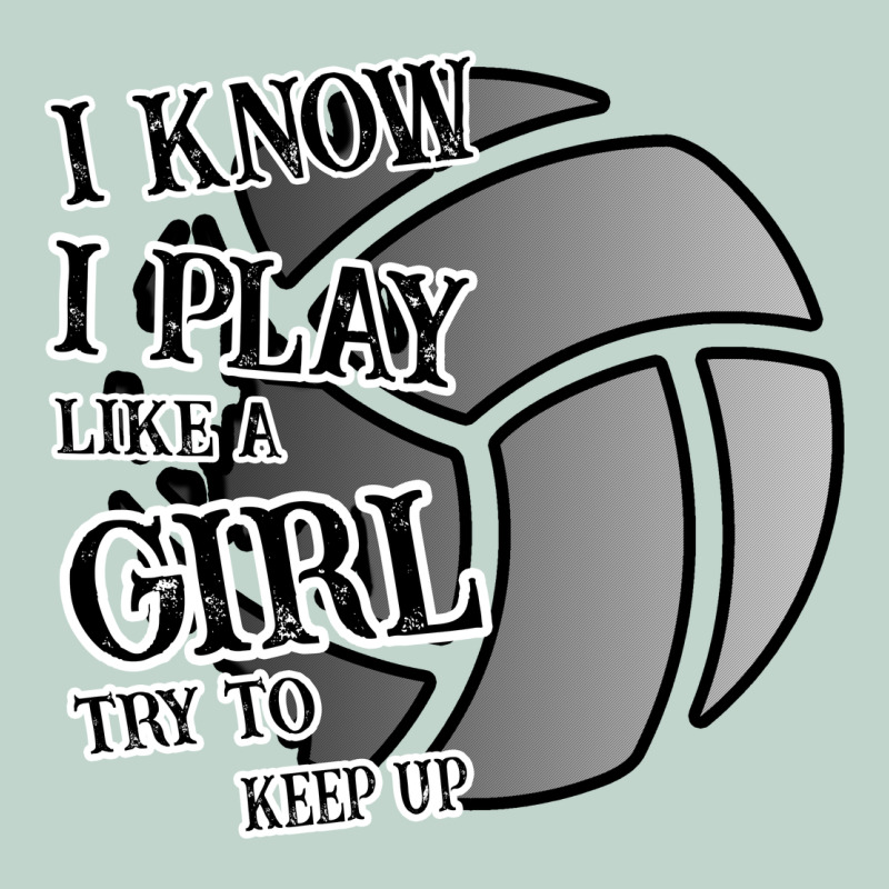 I Know I Play Like A Girl Try To Keep Up Volleyball Zipper Hoodie by Bettercallsaul | Teevron